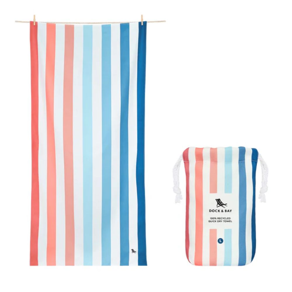 Dock and Bay Quick Dry Microfibre Towel - Sand to Sea XL
