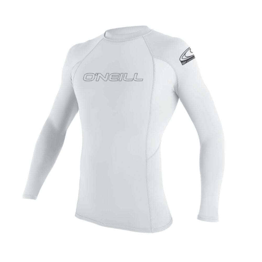 O'Neill UV Long Sleeve Kids Rash Vest - White