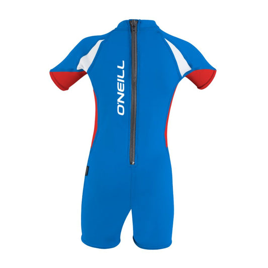 O'Neill O'Zone Toddler Boys Spring UV Sunsuit - Ocean/Red/White