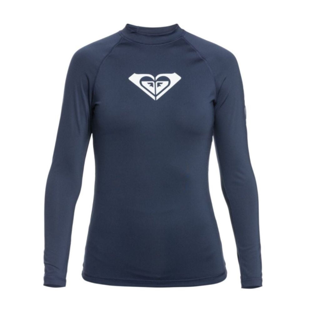 Roxy Wholehearted LS Girls Rash Vest - Mood Indigo