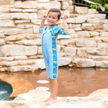 Shorty Wetsuit Crocodile Swamp 2-4 Years