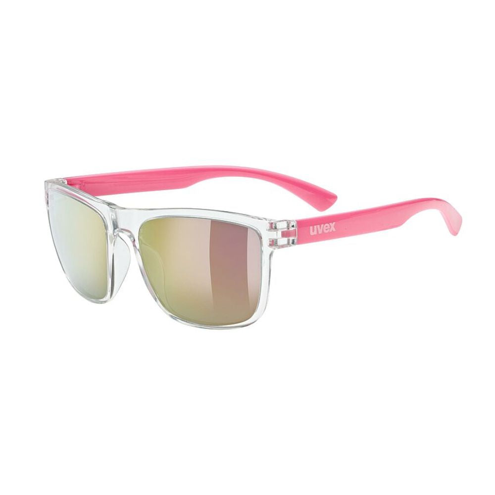 Uvex Rookie Kids Sunglasses - Clear Pink 6-10yrs