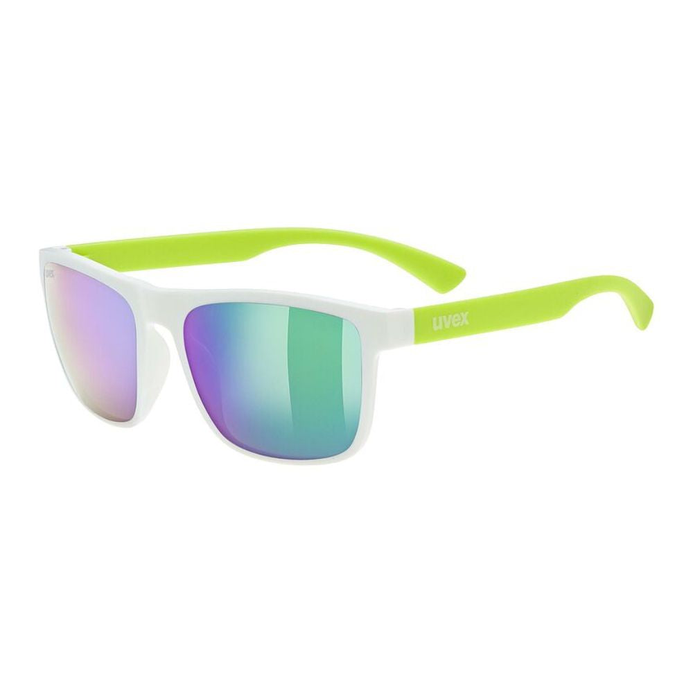 Uvex Rookie Kids Sunglasses - White Lime 6-10yrs