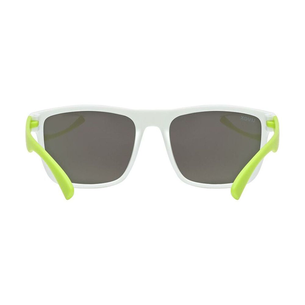 Uvex Rookie Kids Sunglasses - White Lime 6-10yrs