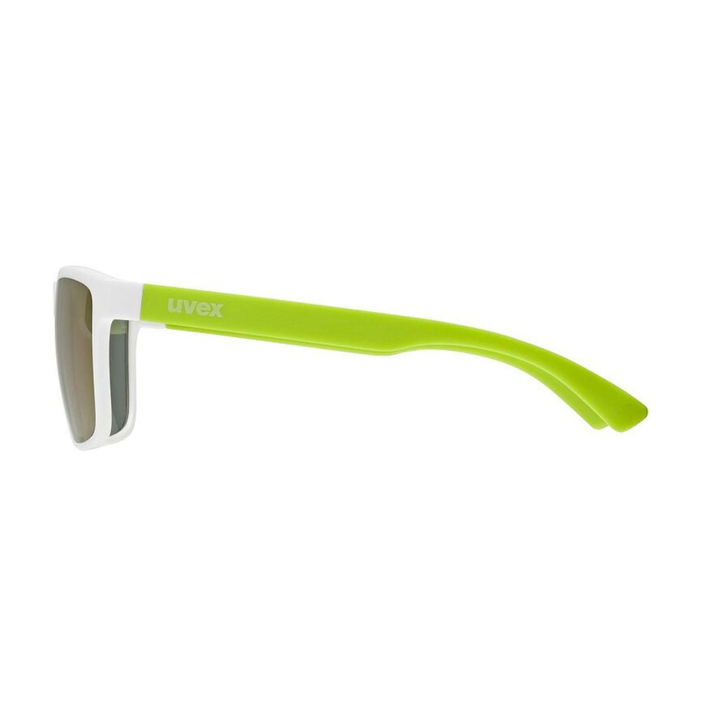 Uvex Rookie Kids Sunglasses - White Lime 6-10yrs