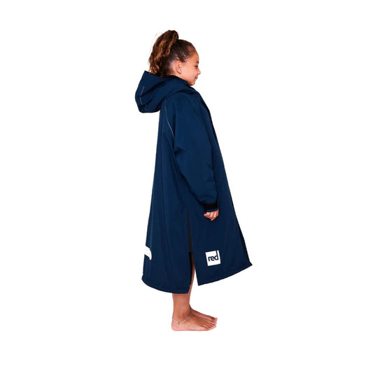 red equipment kids dry pro robe navy