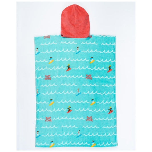 Saltrock Kids Towelling Robe - Turquoise