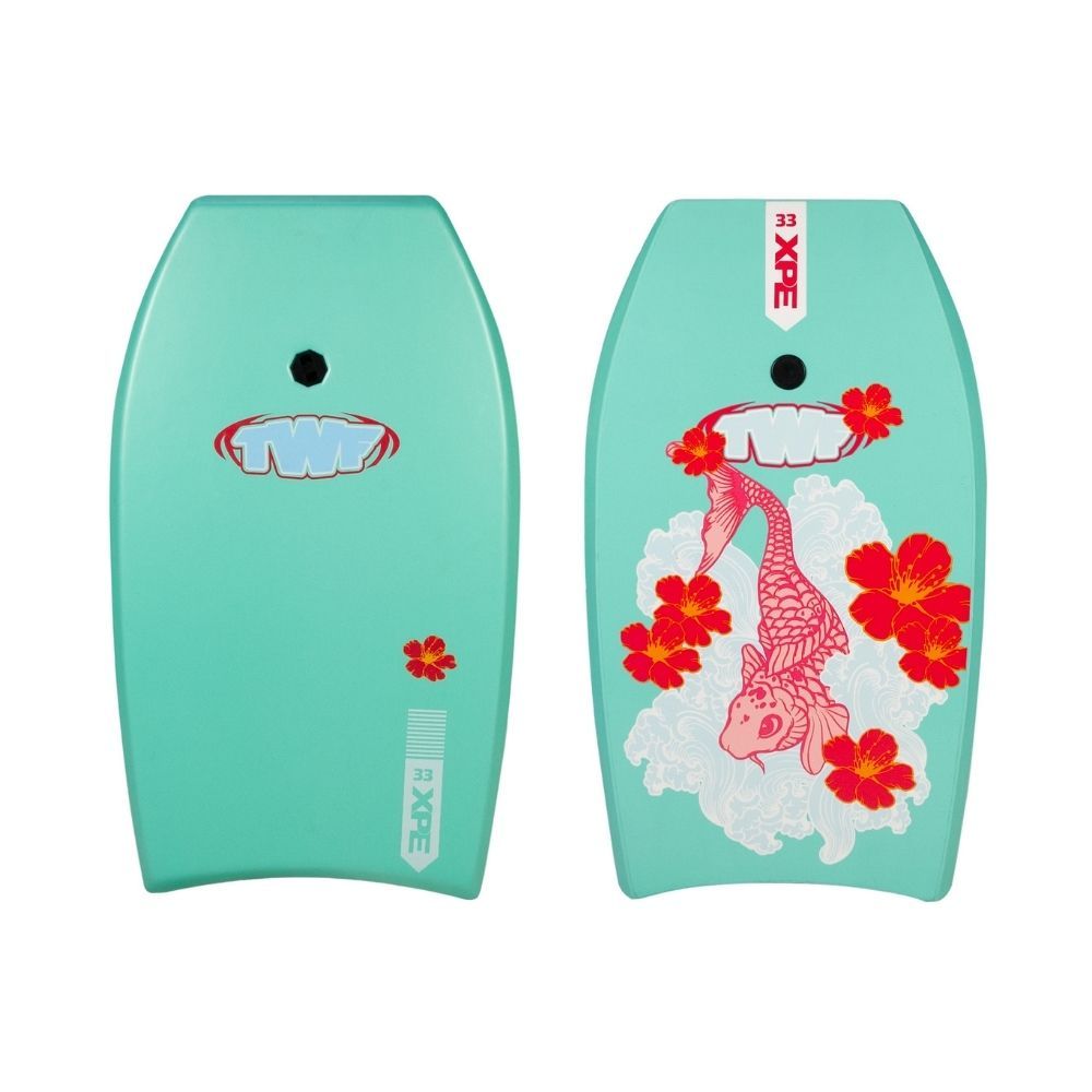 TWF XPE Slickback Bodyboard With Leash