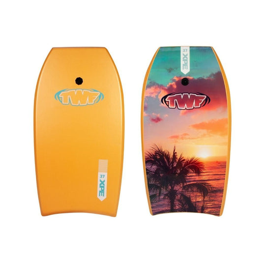 TWF XPE Slickback Bodyboard With Leash