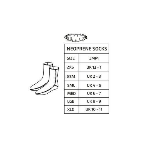 TWF 3mm Neoprene Mausered Sox
