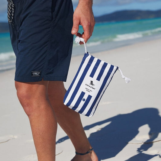 Dock and Bay Quick Dry Microfibre Towel - Whitsunday Navy XL