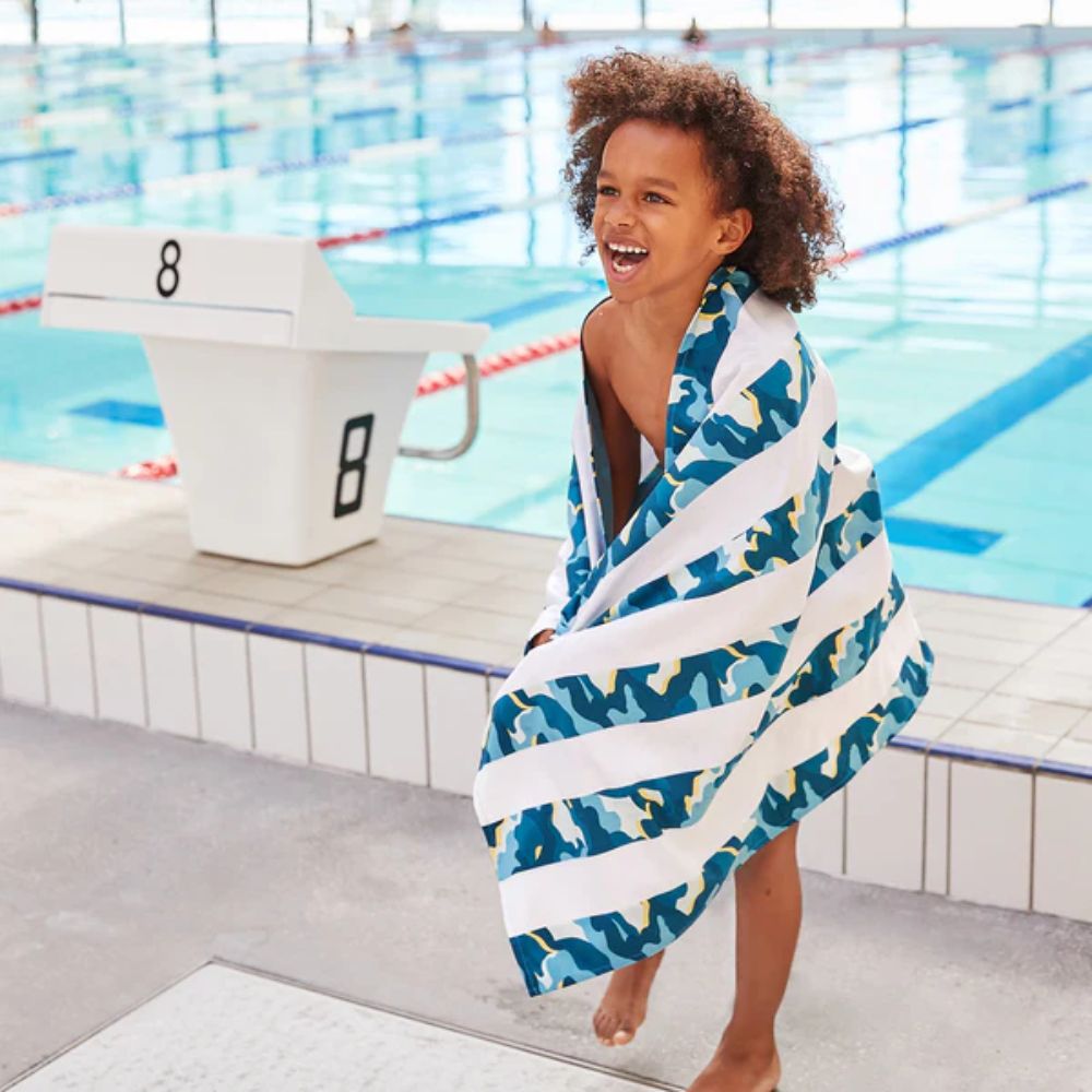 Dock and Bay Kids Microfibre Towel - Cool Camo