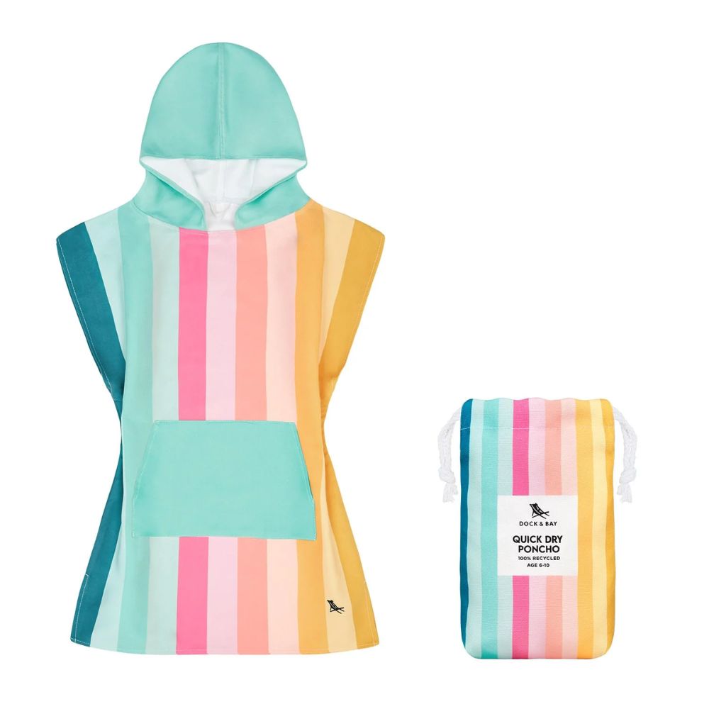Dock & Bay Kids Beach Poncho - Coastal Candy