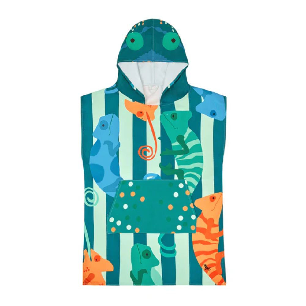 Dock & Bay Kids Beach Poncho - Karma Chameleon