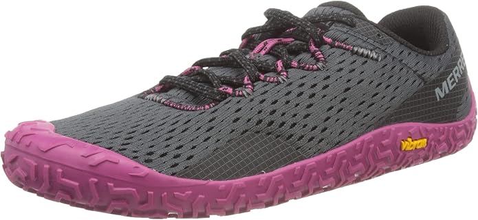 Merrell Vapor Glove Womens Shoes - Granite Fuchsia