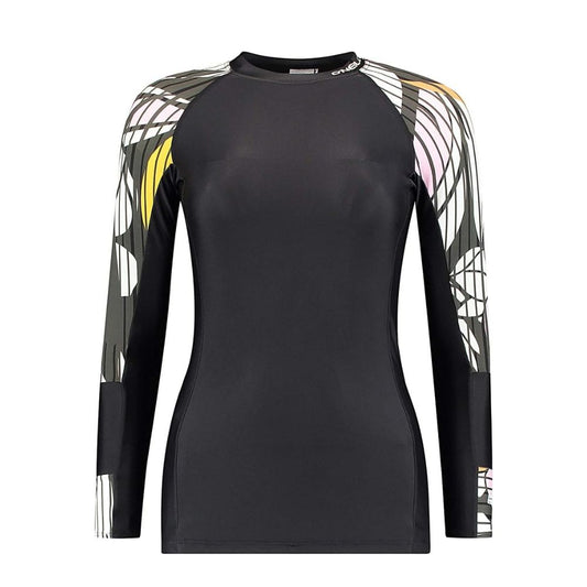 O'Neill Suru Womens L/S UV Skins - Black Out