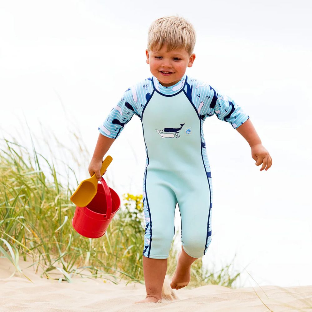 Splash About Toddler Wetsuit Sun & Sea Wetsuit Vintage Moby 