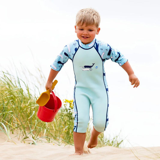 Splash About Toddler Wetsuit Sun & Sea Wetsuit Vintage Moby 