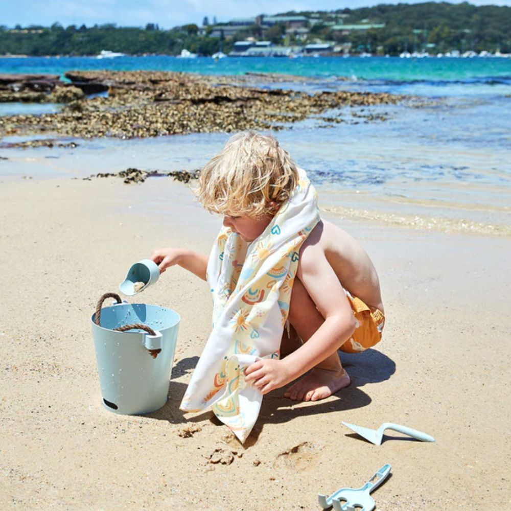 Dock and Bay Kids Microfibre Towel - Rainbow Road