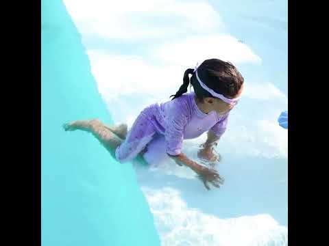 Toddler Wetsuit with UV Lycra Arms - Lilac Spring