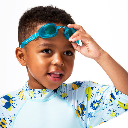 Infant Minnow Goggles Aqua