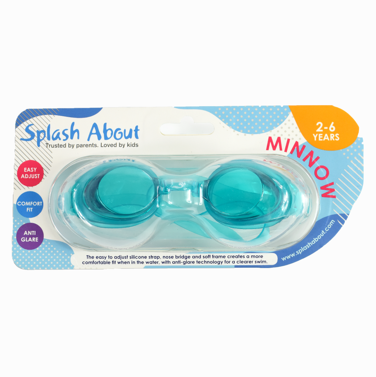 Infant Minnow Goggles Aqua