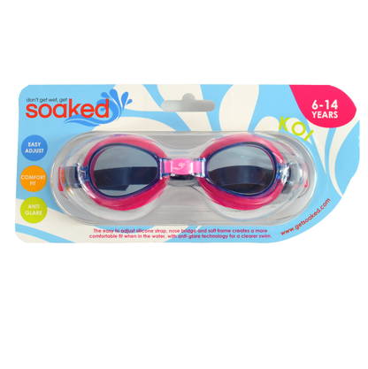 Junior Goggles Koi Magenta 6-14 Years 