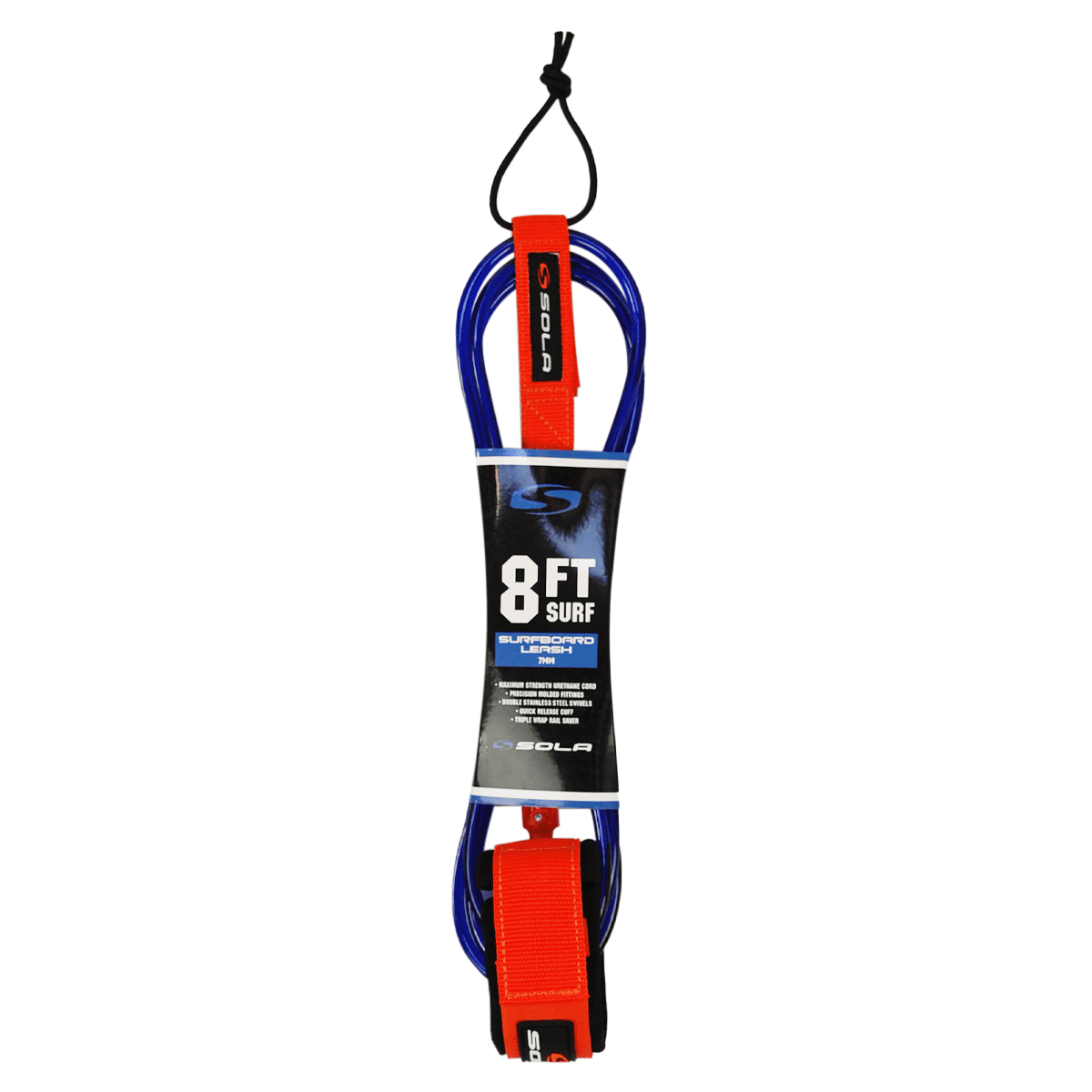 Sola 8ft 7mm Surf Leash