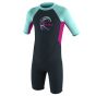 O'Neill Toddler Girls Shortie Wetsuit - Slate/Berry/Seaglass save 25%