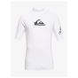 Quiksilver All Time Short Sleeve Youth Rash Vest - White