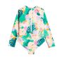 Roxy Toddler Girls Spring UV Sunsuit - Mint Tropical Trails