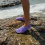 Slipfree Older Children Stripe Non Slip Pool Shoes - SAVE 20%