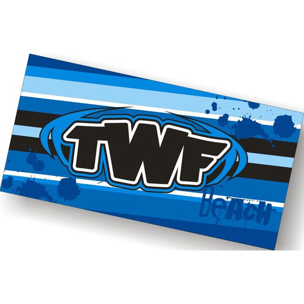 TWF Large Beach Towel, blue SAVE 40% 