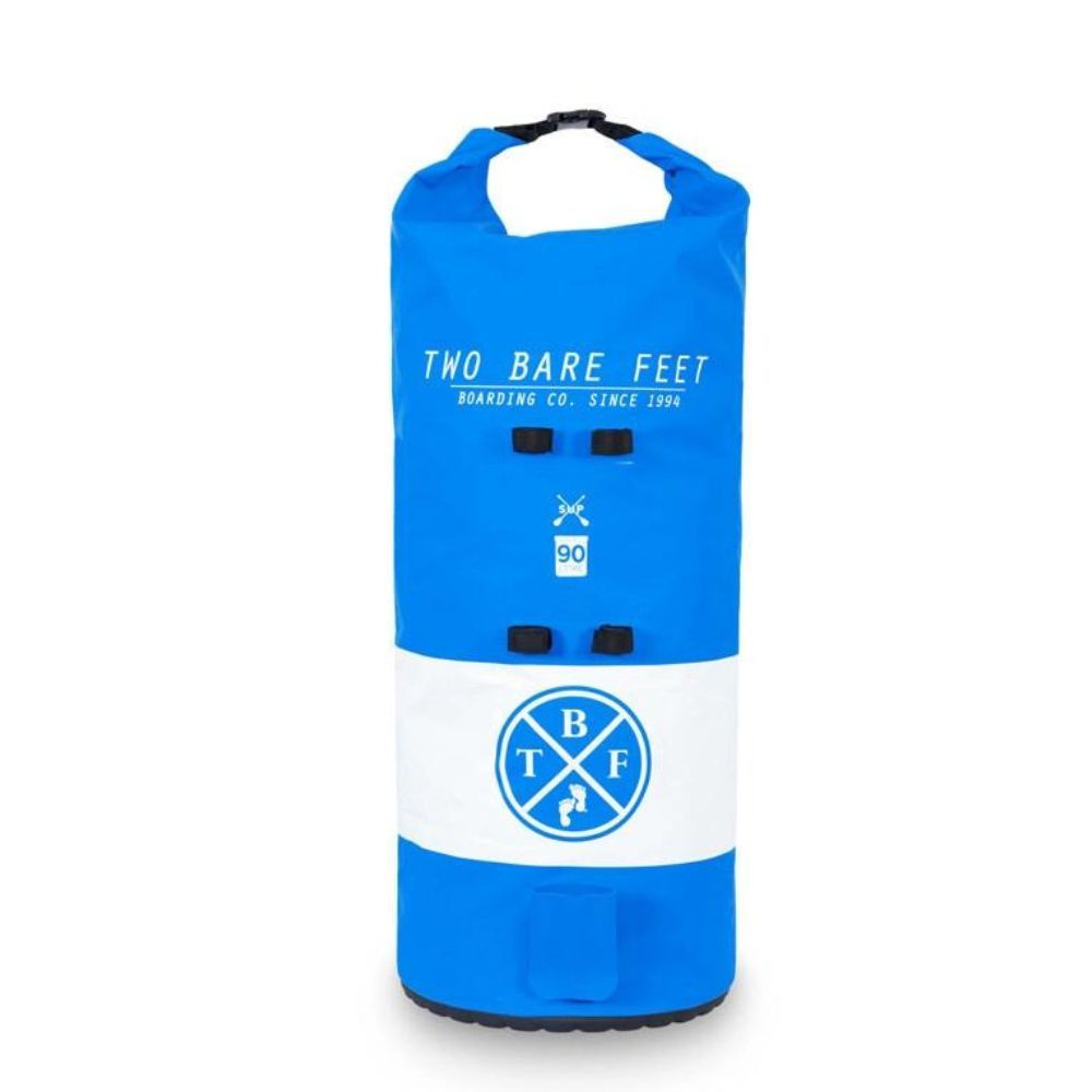 Two Bare Feet 90 Litre Waterproof Dry Bag / SUP Carry Bag (Blue)