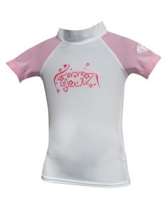 TWF Baby S/Sleeve Rash Vest Pink - save 20%