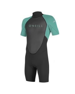 O'Neill Youth Reactor 2mm BZ Shortie Wetsuit - Black/Light Aqua