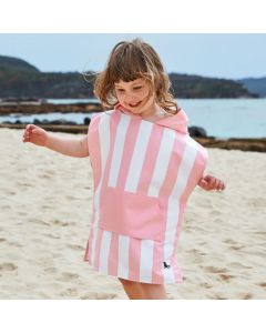 Dock & Bay Kids Beach Poncho - Malibu Pink