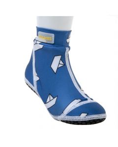 Duukies Beachsocks - Blue Boats - save 50% Size 13-1 only 