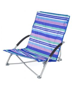 Yello Low Beach Chair - Stripe Blue